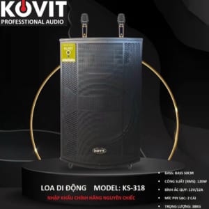 Loa Kéo Kovit KS 318, Bass 50 Cao Cấp